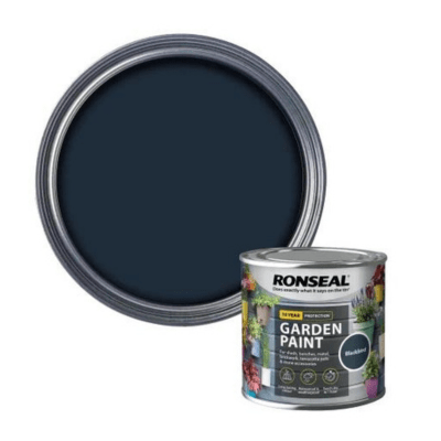 Ronseal Garden Paint 750ml - Blackbird - Ronseal