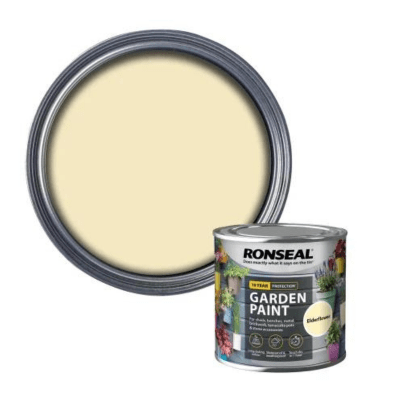 Ronseal Garden Paint 750ml - Elderflower - Ronseal
