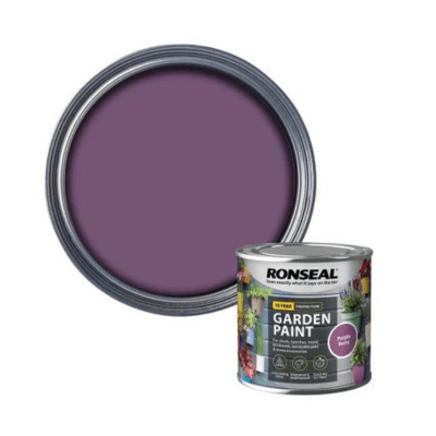 Ronseal Garden Paint 750ml - Purple Berry - Ronseal