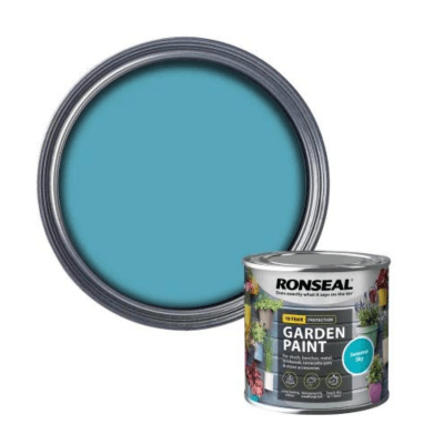 Ronseal Garden Paint 250ml - Summer Sky - Ronseal