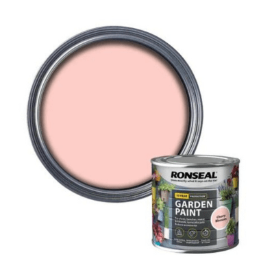 Ronseal Garden Paint 250ml - Cherry Blossom - Ronseal