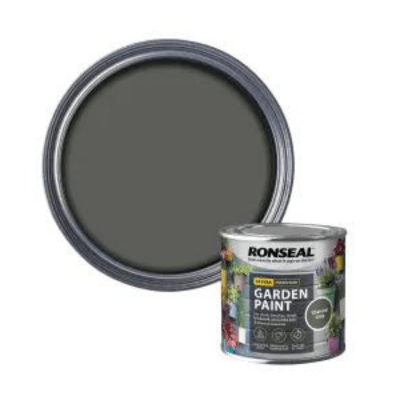Ronseal Garden Paint 250ml - Charcoal Grey - Ronseal