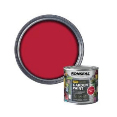 Ronseal Garden Paint 750ml - Moroccan Red - Ronseal