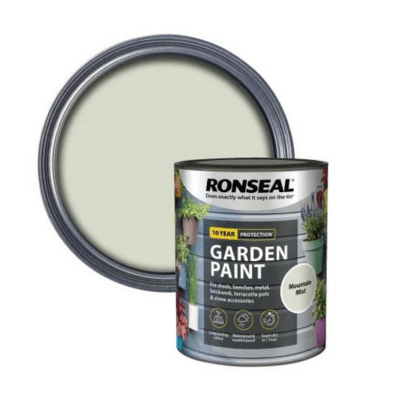 Ronseal Garden Paint 750ml - Mountain Mist - Ronseal