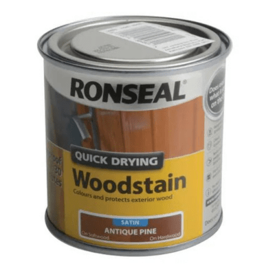 Ronseal Quick Drying Woodstain 2.5 Litres - Antique Pine - Ronseal