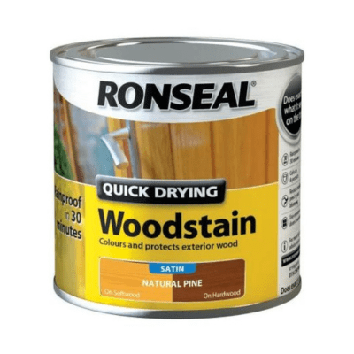 Ronseal Quick Drying Woodstain 250ml - Natural Pine - Ronseal