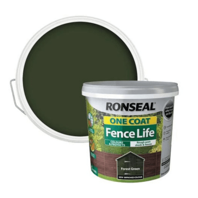 Ronseal One Coat Fence Life 5 Litres - All Colours - Ronseal