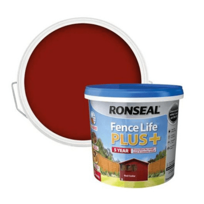 Ronseal Fence Life Plus+ 5 Litres - Red Cedar - Ronseal