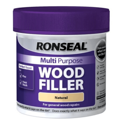 Ronseal Multipurpose Wood Filler Tub 465g - Natural - Ronseal