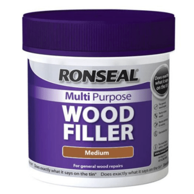 Ronseal Multipurpose Wood Filler Tub 465g - Medium - Ronseal