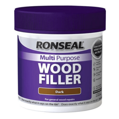 Ronseal Multipurpose Wood Filler Tub 250g - Dark - Ronseal
