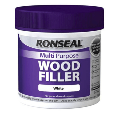 Ronseal Multipurpose Wood Filler Tub 250g - White - Ronseal
