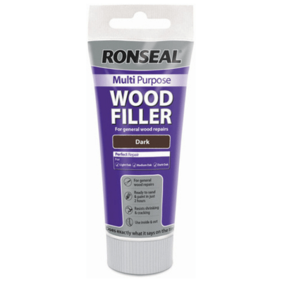 Ronseal Multipurpose Wood Filler Tube 325g - Dark - Ronseal