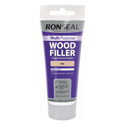 Ronseal Multipurpose Wood Filler Tube 325g - Oak - Ronseal