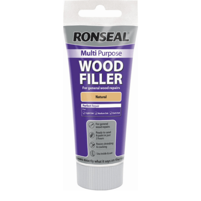Ronseal Multipurpose Wood Filler Tube 325g - Natural - Ronseal
