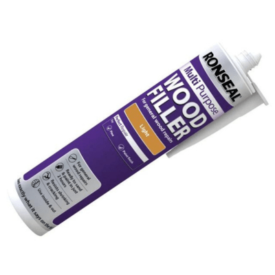 Ronseal Multipurpose Wood Filler Cartridge 310ml - Light - Ronseal