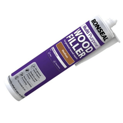 Ronseal Multipurpose Wood Filler Cartridge 310ml - Medium - Ronseal