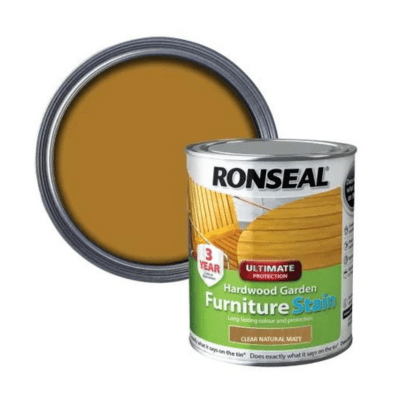 Ronseal Ultimate Protection Hardwood Garden Furniture Stain - Natural - Ronseal