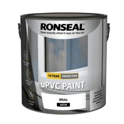 Ronseal uPVC Paint 750ml - White - Ronseal