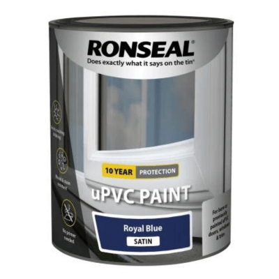 Ronseal uPVC Paint 750ml - Blue - Ronseal