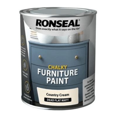 Ronseal Chalky Furniture Paint 750ml - All Colours - Ronseal