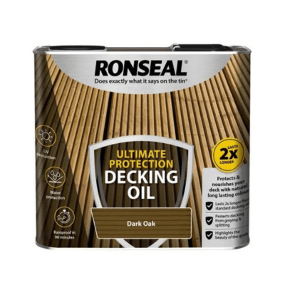 Ronseal Ultimate Protection Decking Oil 5 Litres - Dark Oak - Ronseal