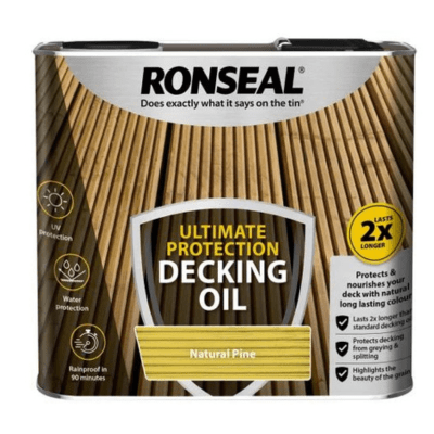Ronseal Ultimate Protection Decking Oil 2.5 Litres - Natural Pine - Ronseal