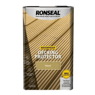 Ronseal Decking Protector 5 Litre - Natural - Ronseal