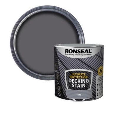 Ronseal Ultimate Protection Decking Stain 5 Litres - Slate - Ronseal