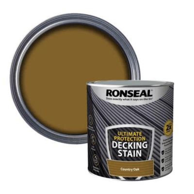 Ronseal Ultimate Protection Decking Stain 2.5 Litres - Country Oak - Ronseal