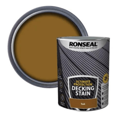 Ronseal Ultimate Protection Decking Stain 2.5 Litres - Rich Teak - Ronseal