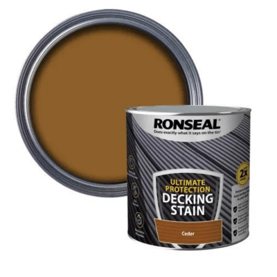 Ronseal Ultimate Protection Decking Stain 2.5 Litres - Cedar - Ronseal