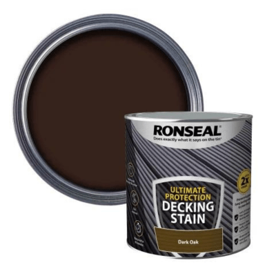 Ronseal Ultimate Protection Decking Stain 5 Litres - Dark Oak - Ronseal