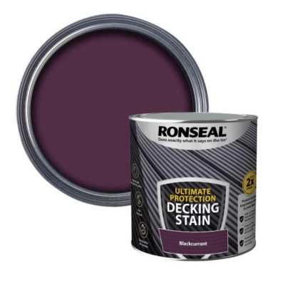 Ronseal Ultimate Protection Decking Stain 5 Litres - Blackcurrant - Ronseal