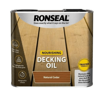 Ronseal Decking Oil 2.5 Litres - Natural Cedar - Ronseal