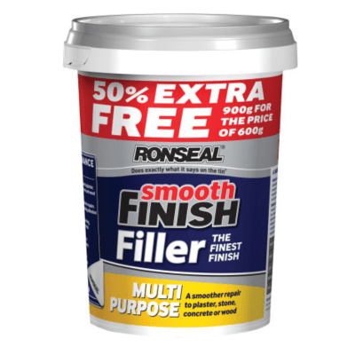 Ronseal Smooth Finish Multipurpose Wall Filler Ready Mixed - 600g - Ronseal