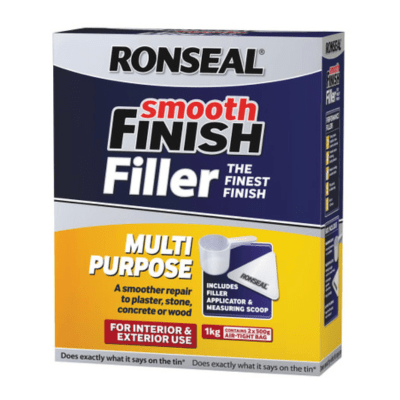 Ronseal Smooth Finish Multipurpose Wall Powder Filler - 1kg - Ronseal