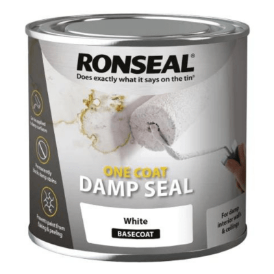 Ronseal One Coat Damp Seal White - 750ml - Ronseal