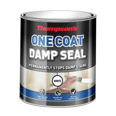 Ronseal One Coat Stain Block Damp Seal White - 750ml - Ronseal