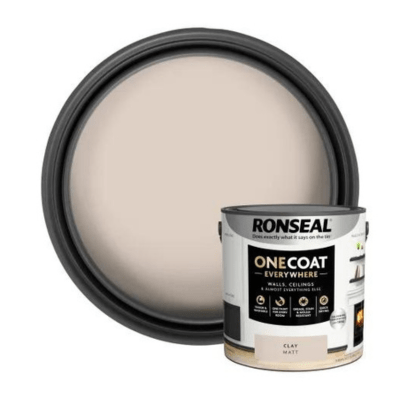 Ronseal One Coat Everywhere Interior Paint 2.5 Litres - Clay - Ronseal