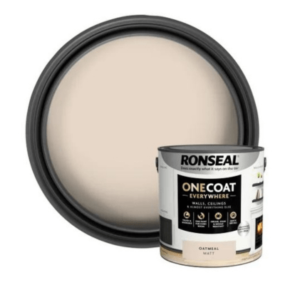 Ronseal One Coat Everywhere Interior Paint 2.5 Litres - Oatmeal - Ronseal