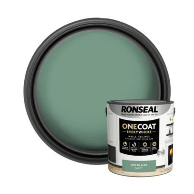 Ronseal One Coat Everywhere Interior Paint 2.5 Litres - Muted Jade - Ronseal