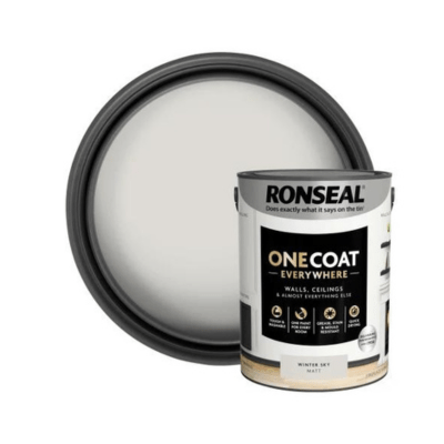 Ronseal One Coat Everywhere Interior Paint 5 Litres - Winter Sky - Ronseal
