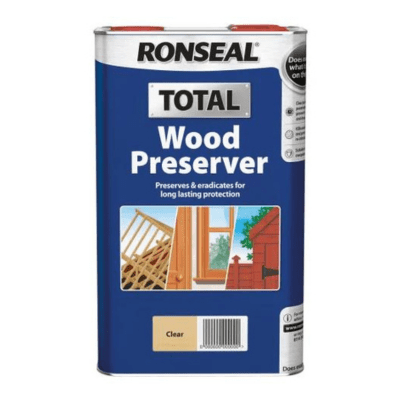 Ronseal Total Wood Preserver Clear - 5 Litre - Ronseal