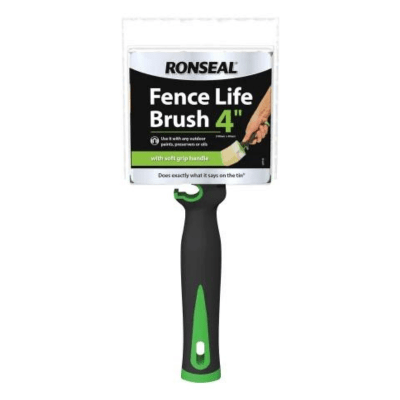 Ronseal Soft Grip Fence Life Brush - 100 x 40mm - Ronseal