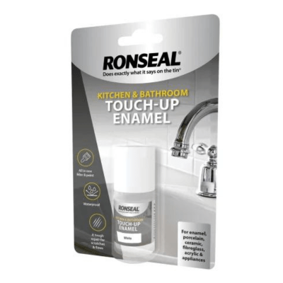 Ronseal Kitchen and Bathroom Touch-Up Enamel - 10ml - Ronseal