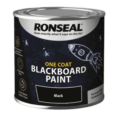 Ronseal One Coat Blackboard Paint - 250ml - Ronseal