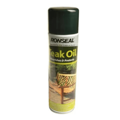 Ronseal Garden Furniture Teak Oil Aerosol - 500ml - Ronseal