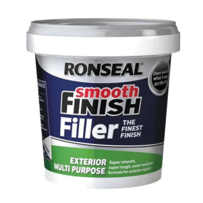 Ronseal Smooth Finish Exterior Multipurpose Ready Mix Filler Tub - 1.2kg - Ronseal