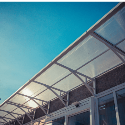 Twinwall Polycarbonate Sheet Clear 2000mm x 690mm x 4mm - B4L Roofing